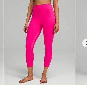 Lululemon Sonic Pink Leggings Size 6
